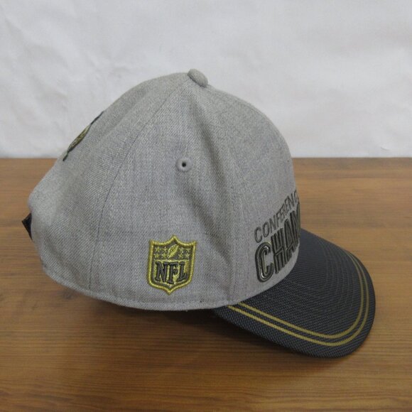 Carolina Panthers New Era 9FORTY Super Bowl 50 NFC Conference Champions Hat Cap - Picture 3 of 10